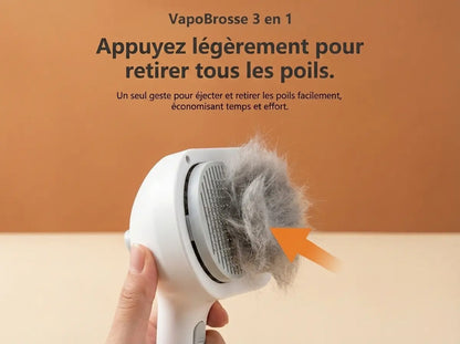 VapoBrosse 3-en-1 pour chiens et chats